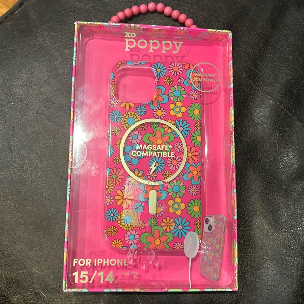 XO Poppy iPhone Case NIB